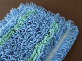 Spezial Tuftmopp Royal Premium Blau Micro Unteransicht